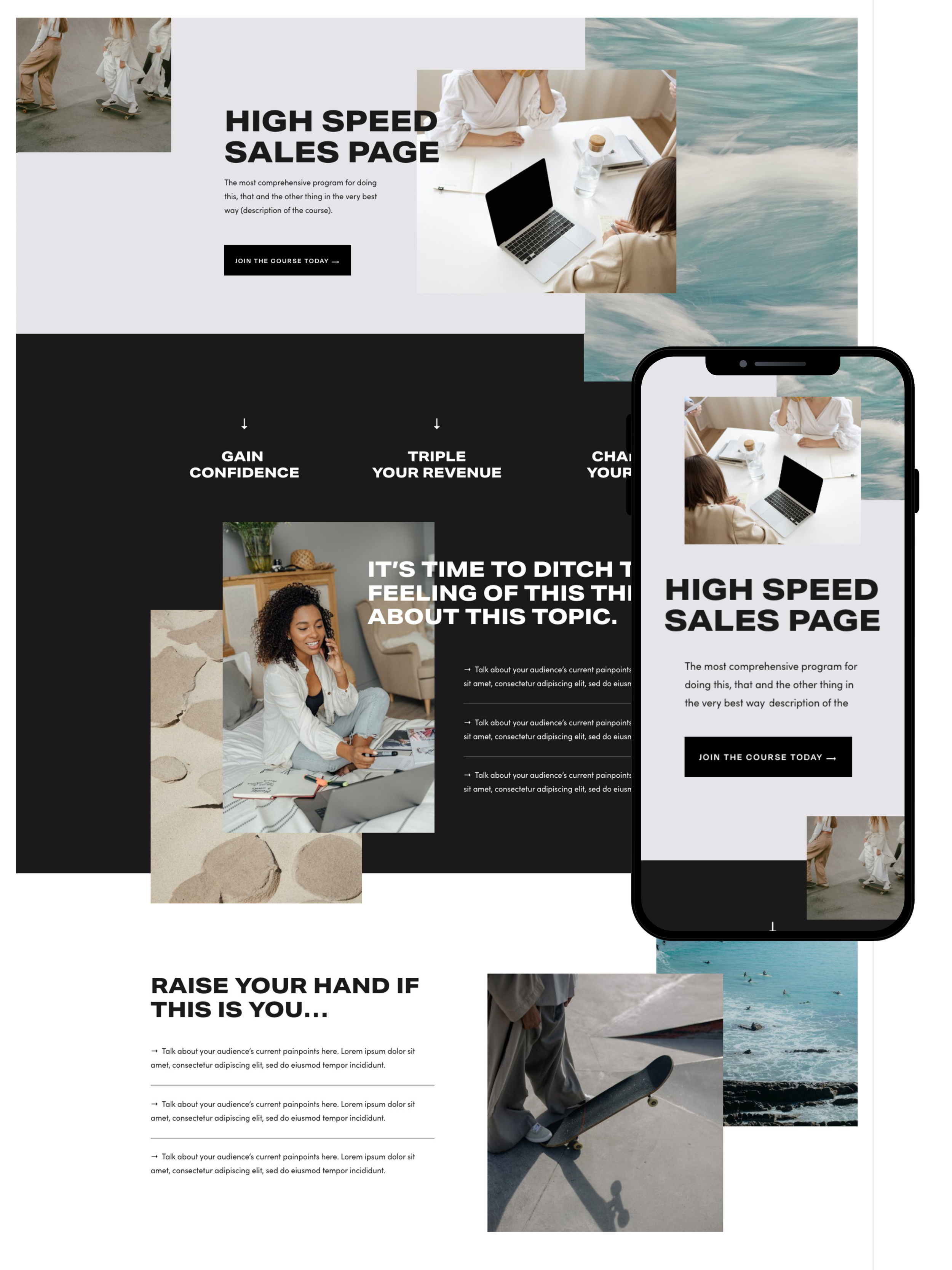 Sales Page Design | Elite Launch Design - Create in Cambridge, UK for Higher Conversions