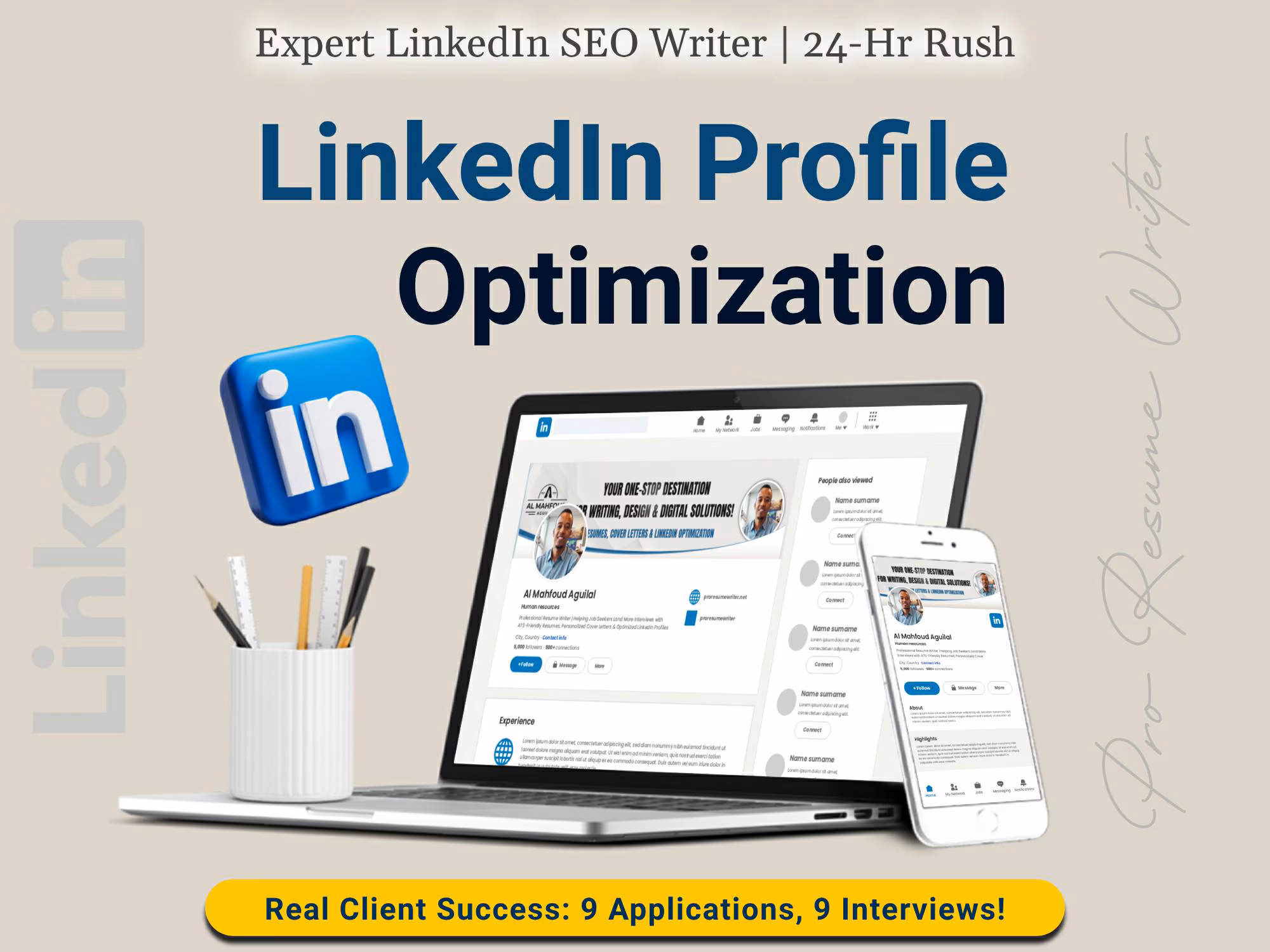 Profile Optimization & Enhancement LinkedIn Profile Building & Writing Services in Cambridge, UK 2026