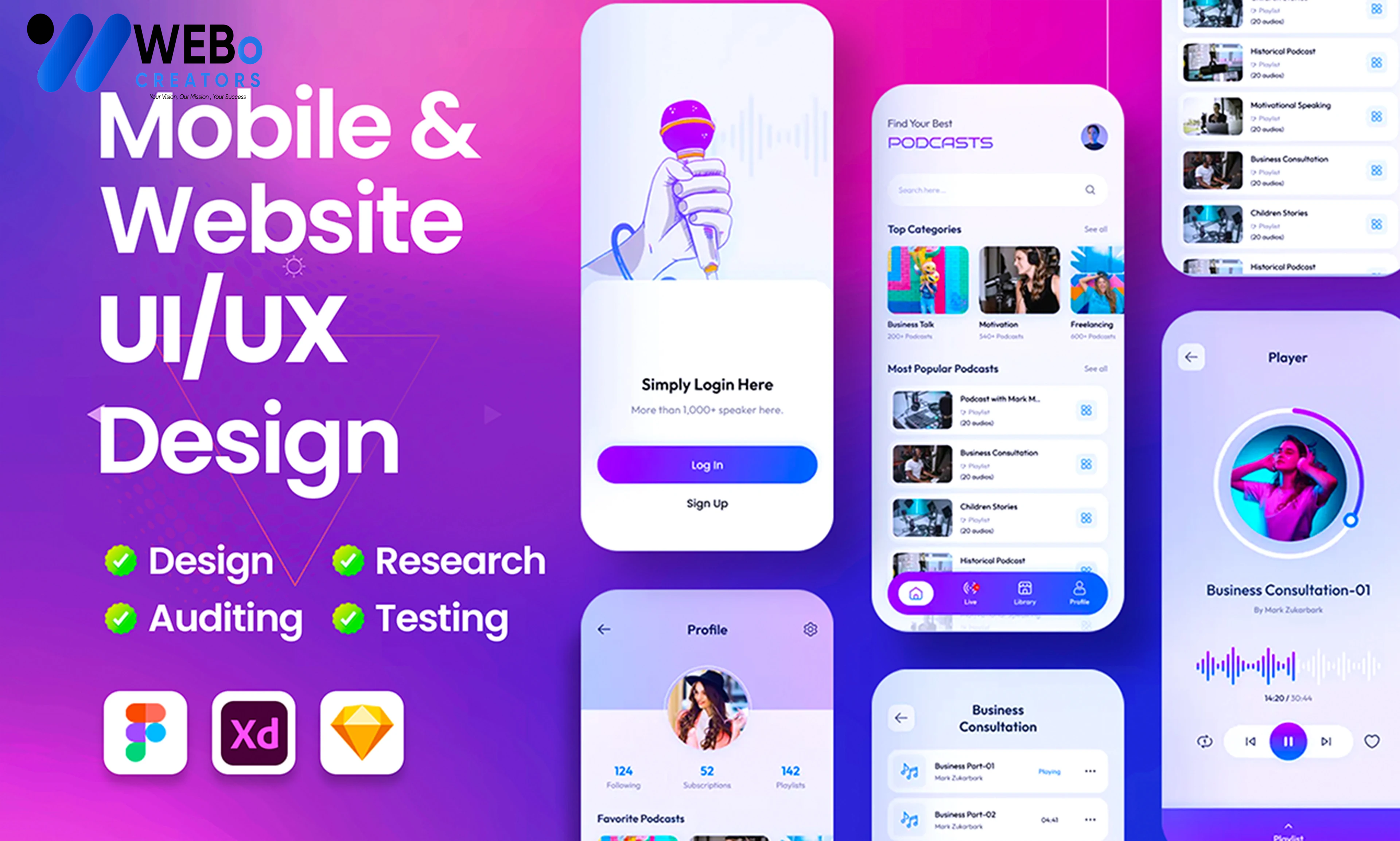 Flutter App UI/UX Design | Beautiful Flutter Interface Design in Cambridge, UK